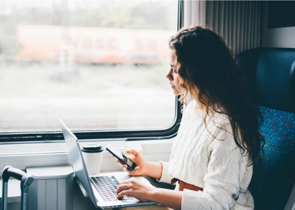 Domestic business travel is up significantly more than international